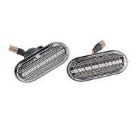 RINKTEEA Indicator Blinker Light For Clio 1 2 For KANGOO For M&EGANE For ESPACE For TWINGO For MASTER LED Dynamic Marker Signal Light Lamp Flashing(Dynamic Crystal Type)