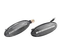 RINKTEEA Indicator Blinker Light For Nissan For March For Micra For X-Trail For Note 2006-2011 LED Car Dynamic Side Marker Lights Mirror Indicator(2PCS Dynamic Crystal)