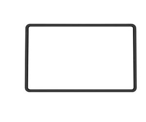 RINKTEEA Touchscreen Film For Tesla For Model 3/Y Navigation Silicone Frame Central Control Car Collision Prevention GPS Navi Film(White)