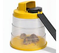 RinneTraps Flip N Slide All-in-One Mouse Trap | Bucket Included | Self-Resetting Humane Live Catch | Made in USA | Indoor & Outdoor