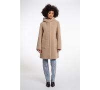 Rino & Pelle Alina Reversible Hooded Coat OAT SIZE 40
