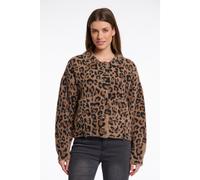Rino & Pelle Bubbly Animal Print Boxy Jacket LEOPARD XL