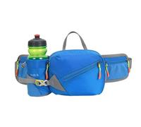 Riñonera Deportiva Con Porta Botella De Agua, Cinturón para Correr Con Soporte para Teléfono, De Hidratación Running, Senderismo, Camping, Pesca, Ciclismo, Viajes, USO Diario, Hombres, Sky Blue, Siehe
