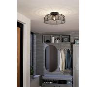 Rinroe Black Steel Wire Ceiling Light EGLO Black One Size