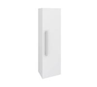 Rinse Bathrooms 1200mm Gloss White Painting Wall Mounted Tall Unit Bathroom Storage Cabinet Unit Flat Packed