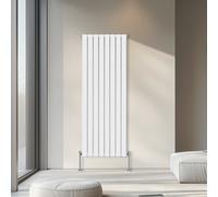 Rinse Bathrooms 1800X544mm Vertical Column Designer Radiator White Single Flat Panel Radiators