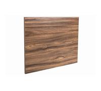 Rinse Bathrooms 700mm Walnut Chipboard L Shape Shower Bath End Panel