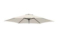 Rinse Bathrooms Cream Replacement Parasol Canopy Replacement Parasol Cover Fabric For Garden Umbrella 2.7M 8 Arm