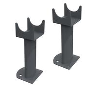 Rinse Bathrooms Floor Mounting Brackets For Oval Column Radiator 2Pc/set Anthracite