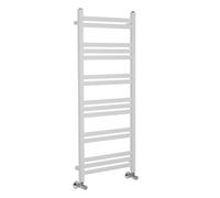 Rinse bathrooms Rinse Straight Heated Towel Rail Radiator Ladder For Bathroom Kitchen Central Heating Square Towel Warmer White 1200X500mm