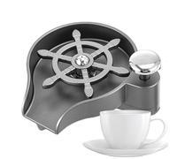 - Rinse for the Kitchen Sink - Kitchen Mug Cleaning Aid Stainless Steel - Cleaning Rinse for Bottles - For Cups Thermal Bottles Wine Glasses Coffee Cups