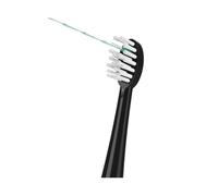 Rinse Function 2-in-1 Replacement Toothbrush Head ，Compatible for Water-Pik ，Sonic-Fusion 2.0 Flossing Toothbrush SF01/02/03/04(Black,1pcs)