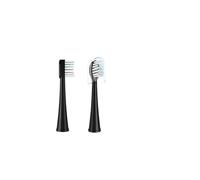 Rinse Function 2-in-1 Replacement Toothbrush Head ，Compatible for Water-Pik ，Sonic-Fusion 2.0 Flossing Toothbrush SF01/02/03/04(Black,2pcs)