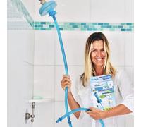 Rinseroo Clip On Hose Attachment No Installation Shower Cleaning Dog Washing Baby Hair Pet 6ft Fits Shower Heads/Sink Up To 4"