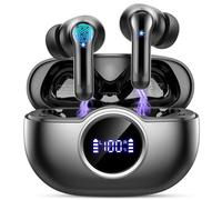 Rinsmola Wireless Earbuds, 2026 New Bluetooth 5.4 Headphones in Ear with 6 ENC Ear Buds/6D Deep Bass, Wireless Headphones Noise Cancelling Mic/ 36H Playtime, IP7 Waterproof Lightweight/USB-C