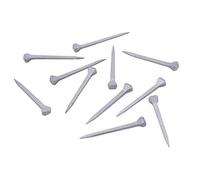 RinTalen 2 Inch Horseshoe Nails, Box of 100, Alloy Steel, Grey, Flat Head, 100 Pieces, Construction/DIY & Electronics Assembly