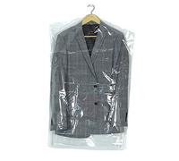 RINTATI 50 Pcs Plastic Garment Bags Set 35.4inch Lightweight Clear Dry Cleaning Laundrette Hanging Clothes Dust Protector Covers for Closet Clothes Storage.