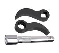 Rinteea 3 Pcs Crowbar Adapter-Head Tool,Pry Bar Wrench Adaptor-Head Fits 1/2Inch Drive Ratchets Half Shaft Removal Tool A