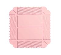 Rinteea Foldable Multifunctional Storage Bowls for Home or Outdoor - Easy to Clean Food Organizer and Place Mat Pink