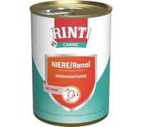 RINTI - Canine Kidney/Renal | Diet Wet Food for Adult Dogs to Support Kidney Function Complete Food with Reduced Sodium and Phosphorus Content in a Tin | 12 x 400 g Beef