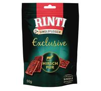 Rinti Exclusive Snack Deer Pure 50 G - 12 Pieces, Dog Snack, NEW