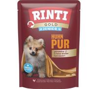 Rinti - Gold Junior Pure Chicken | Only 1 Protein Source with Extra Chicken | Reduced Fat and Easily Tolerated | 10 x 100 g