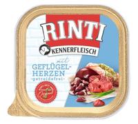 RINTI Kennerfleisch Bowl | Poultry Hearts | 9 x 300 g