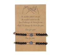 RINTOLER Best Friendship Bracelets for 2 3 4 5 Pinky Promise BFF Bracelet Sun/Moon/Sunflower/Cross/Heart/Compass Best Friends Matching Bracelet for Women Men., adjustable, Metal, no gemstone