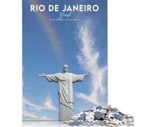 RIO 1000 Piece Jigsaw Puzzles for Adults 100 Percent Recycled Woodboard Hard Puzzles for Women Men 1000pcs (75x50cm)