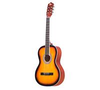 Rio 39'' Full Size 4/4 Acoustic Guitar Classical Nylon String Beginner Guitar Package Pack Kit Outfit - Sunburst