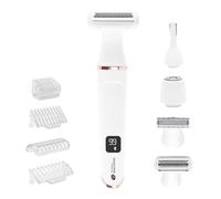 Rio Go Smooth Electric Lady Shaver & Bikini Trimmer, Cordless Womens Bikini Razor Trimmer, Wet & Dry Lady Shaver for Women Legs, Underarms, Pubic Hair - Rechargeable & Waterproof