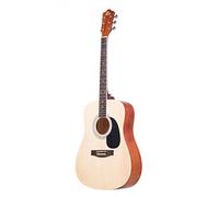 Rio 41'' Full Size 4/4 Natural Acoustic Guitar Dreadnought Steel String Beginner Guitar Package Pack - New