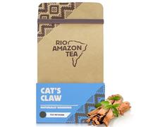 Rio Amazon Cat's Claw Tea Bags - Organic Cat’s Claw Bark for Immune & Kidney Support - Anti-Inflammatory Herbal Tea - 40 Teabags - Caffeine-Free, Alcohol-Free - Ginger, Cinnamon, Cardamom, Orange