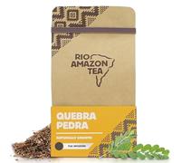 Rio Amazon Quebra Pedra Teabags - Herbal Tea for Kidney & Liver Support - Diuretic & Antibacterial - Caffeine-Free - 2-Pack - 100% Pure Phyllanthus Niruri - Cha de Quebra Pedra