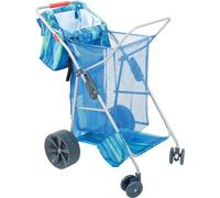 Rio Brands Beach Cart, Alloy Steel, Blue Print