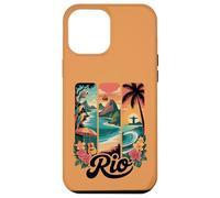 Rio Brazil, Cute Tropical Parrots, Cable Cars, Sunset Beach Case for iPhone 12 Pro Max