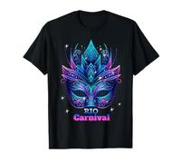 Rio Carnival Mask Brazil Circus Rio de Janeiro Circus T-Shirt