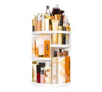 Rio Cosmetic & Brush Storage Carousel In White White One Size