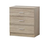 Rio Costa Chest 3 Drawers Bedroom Living Room Storage Sonoma Oak