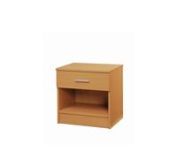 Rio Costa Nighstand Bedside Table Cabinet 1 Drawer Bedroom Furniture Beech Oak Effect