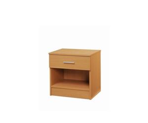 Rio Costa Nighstand Bedside Table Cabinet 1 Drawer Bedroom Furniture Beech Oak Effect
