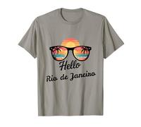 Rio de Janeiro Brazil Hello Travel Vacation T-Shirt