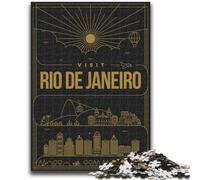 Rio De Janeiro Brazil Puzzles for Adults 1000 Pieces, Educational Stress Relief Toy for Is Ideal As A Gift for The Whole Family 1000pcs (26x38cm)