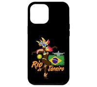 Rio de Janeiro Brazil Vintage Samba Dancer and Flag Case for iPhone 12 Pro Max