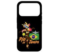 Rio de Janeiro Brazil Vintage Samba Dancer and Flag Case for iPhone 17 Pro