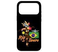 Rio de Janeiro Brazil Vintage Samba Dancer and Flag Case for iPhone 17 Pro Max
