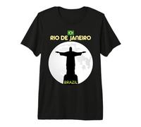 Rio de Janeiro Christ The Redeemer Cristo Redentor Brazil Premium T-Shirt