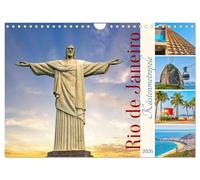 Rio de Janeiro - coastal metropolis UK-Version (Wall Calendar 2026 DIN A4 Landscape), CALVENDO 12 Month Wall Calendar