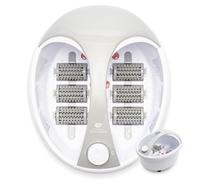 Rio Delux Foot Spa Bath Massager with HydroJets, Heat, Bubbles, Vibration, Aromatherapy Diffuser, 6 Rollers, Temperature Control, Infrared Relief, Pumice Stone - fits All Foot Sizes