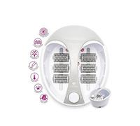 Rio Delux Foot Spa Bath Massager with HydroJets, Heat, Bubbles, Vibration, Aromatherapy Diffuser, 6 Rollers, Temperature Control, Infrared Relief, Pumice Stone - fits All Foot Sizes